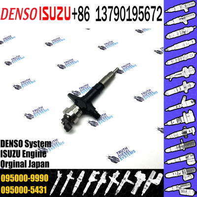 Construction Machinery Parts New diesel fuel injector truck engine spare parts 095000-9990 for ISUZU 4JJ1 injector