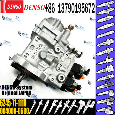 Chinese high quality same original common rail pump 094000-0601 6245-71-1112 6245-71-1110 for komatsu higher pressure fu