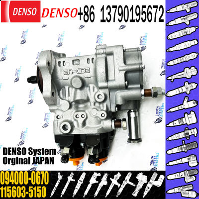 HP0 Diesel Fuel Injection Pump 094000-0670 1-15603515-0 For 6WG1 Engine