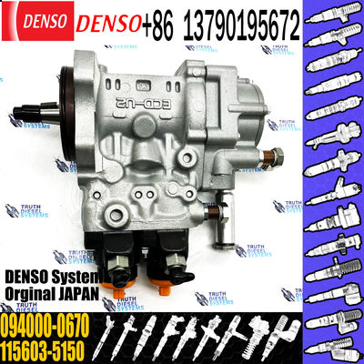 HP0 Diesel Fuel Injection Pump 094000-0670 1-15603515-0 For 6WG1 Engine