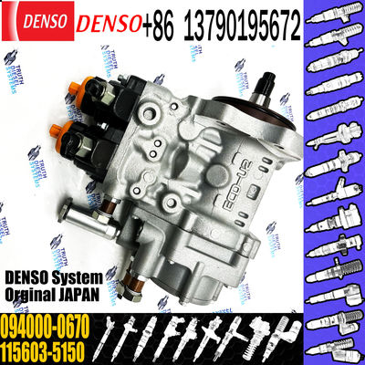 HP0 Diesel Fuel Injection Pump 094000-0670 1-15603515-0 For 6WG1 Engine