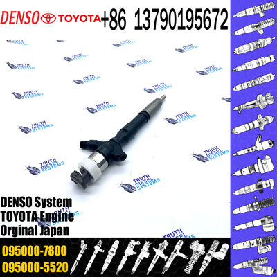 common rail injector 23670-30310 095000-7800 injector for TOYOTA 2KD-FTV, D-4D, TRH2 injector nozzle 23670-30310 095000-