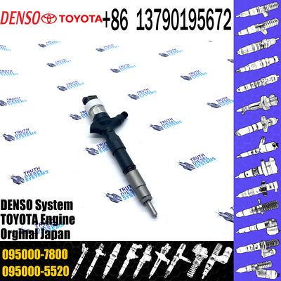 common rail injector 23670-30310 095000-7800 injector for TOYOTA 2KD-FTV, D-4D, TRH2 injector nozzle 23670-30310 095000-