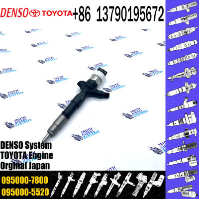 common rail injector 23670-30310 095000-7800 injector for TOYOTA 2KD-FTV, D-4D, TRH2 injector nozzle 23670-30310 095000-