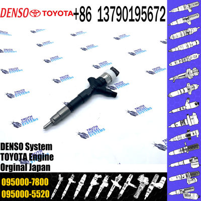 common rail injector 23670-30310 095000-7800 injector for TOYOTA 2KD-FTV, D-4D, TRH2 injector nozzle 23670-30310 095000-