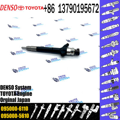 095000-6110 for Toyota Avensis 2.2 D 2AD-FTV 0950006110 095000 6110 Genuine Fuel Injector 23670-09130