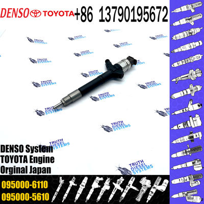 095000-6110 for Toyota Avensis 2.2 D 2AD-FTV 0950006110 095000 6110 Genuine Fuel Injector 23670-09130