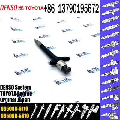 095000-6110 for Toyota Avensis 2.2 D 2AD-FTV 0950006110 095000 6110 Genuine Fuel Injector 23670-09130