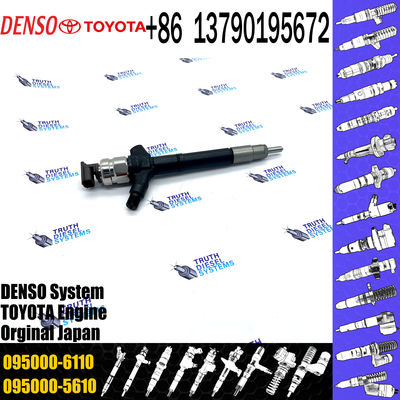 095000-6110 for Toyota Avensis 2.2 D 2AD-FTV 0950006110 095000 6110 Genuine Fuel Injector 23670-09130