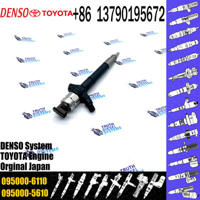 095000-6110 for Toyota Avensis 2.2 D 2AD-FTV 0950006110 095000 6110 Genuine Fuel Injector 23670-09130