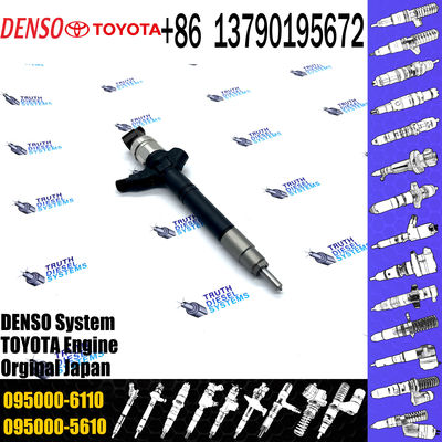 095000-6110 for Toyota Avensis 2.2 D 2AD-FTV 0950006110 095000 6110 Genuine Fuel Injector 23670-09130