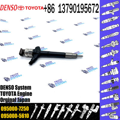High Quality Common Rail Injector 095000-7250 095000-7600 095000-7610 for 1VD Diesel Nozzle Assembly