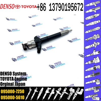 High Quality Common Rail Injector 095000-7250 095000-7600 095000-7610 for 1VD Diesel Nozzle Assembly