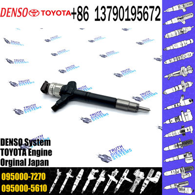 Diesel Common Rail Fuel Injector 095000-7640 095000-7630 095000-7280 095000-7270 for TOYO-TA 23670-0R170 23670-09290