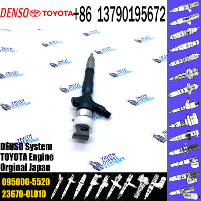 23670-0L010 diesel fuel injector for 095000-5520 For 0950005520 TOYOTA HILUX 2KD-FTV