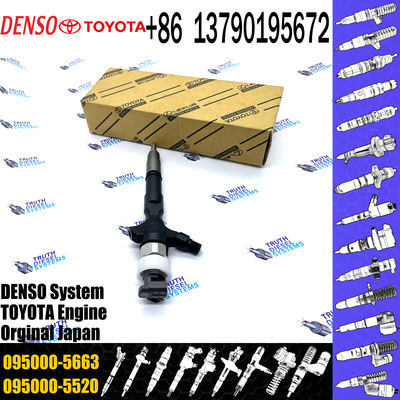 high quality diesel engine Fuel common rail injector 095000-5663 23670-39095/39096 23670-30050