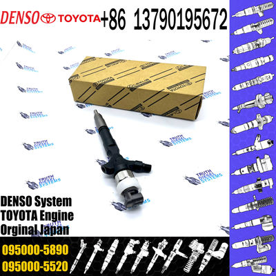 1KD-FTV Common Rail Fuel Nozzle Injector 095000-6180 095000-5890 For TOYOTA 23670-30080