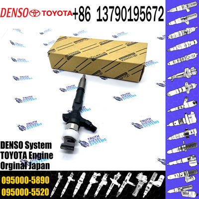 1KD-FTV Common Rail Fuel Nozzle Injector 095000-6180 095000-5890 For TOYOTA 23670-30080