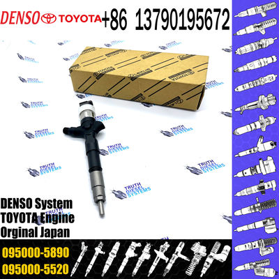 1KD-FTV Common Rail Fuel Nozzle Injector 095000-6180 095000-5890 For TOYOTA 23670-30080