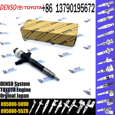 1KD-FTV Common Rail Fuel Nozzle Injector 095000-6180 095000-5890 For TOYOTA 23670-30080