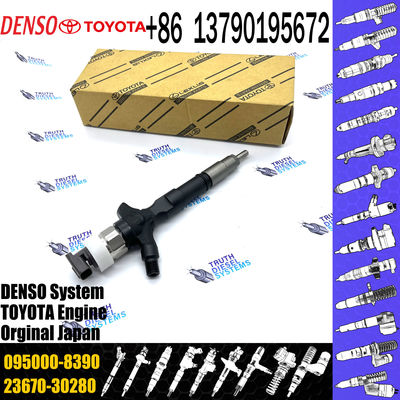 Construction Machinery Diesel Fuel Injector Nozzle 23670-30280 Common Rail Injector 095000-8390