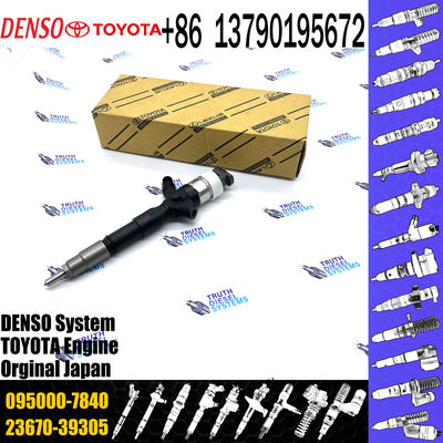 Common Rail Diesel Fuel Injector 23670-39305 095000-7840 For TOY0TA 1KD-FTV Engine