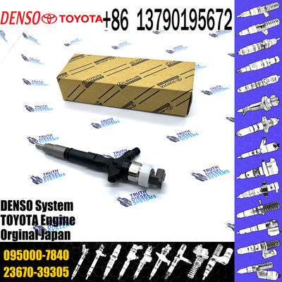 Common Rail Diesel Fuel Injector 23670-39305 095000-7840 For TOY0TA 1KD-FTV Engine