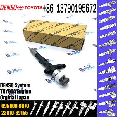 Diesel Common Rail Injector Assembly 23670-39155 095000-6870 For TOY0TA 1KD-FTV Engine