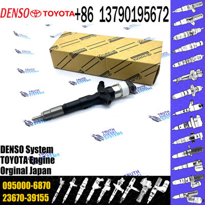 Diesel Common Rail Injector Assembly 23670-39155 095000-6870 For TOY0TA 1KD-FTV Engine