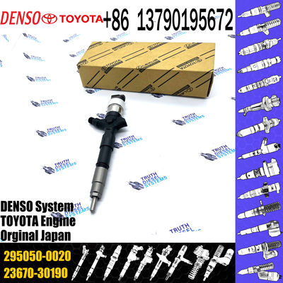 Diesel Fuel Common Rail Injector 295050-0020 For Toyota 1KD 2KD 23670-30190 23670-0020