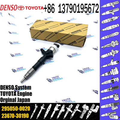 Diesel Fuel Common Rail Injector 295050-0020 For Toyota 1KD 2KD 23670-30190 23670-0020