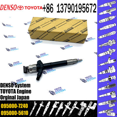 2AD-FTV Diesel Fuel Nozzle Injector 095000 7240 0950007240 Common Rail Injector 095000-7240 For Toyota