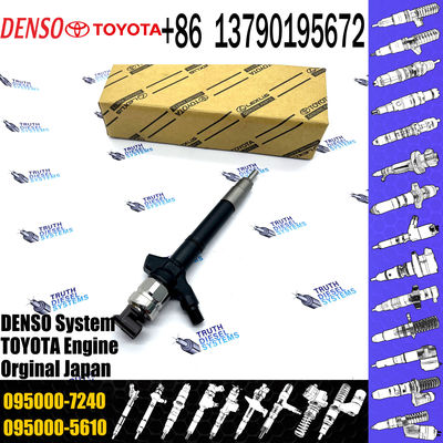 2AD-FTV Diesel Fuel Nozzle Injector 095000 7240 0950007240 Common Rail Injector 095000-7240 For Toyota