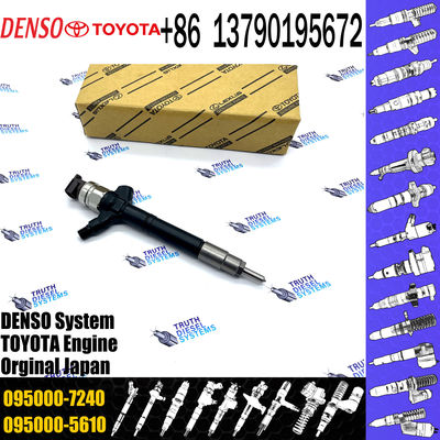 2AD-FTV Diesel Fuel Nozzle Injector 095000 7240 0950007240 Common Rail Injector 095000-7240 For Toyota