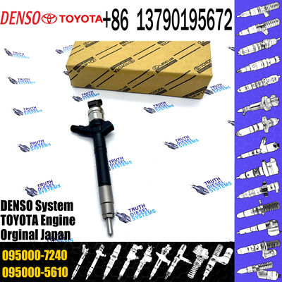 2AD-FTV Diesel Fuel Nozzle Injector 095000 7240 0950007240 Common Rail Injector 095000-7240 For Toyota