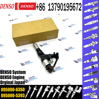 Diesel Common Rail Fuel Injector 095000-6350 For KOBELCO SK200-8/HINO J05E