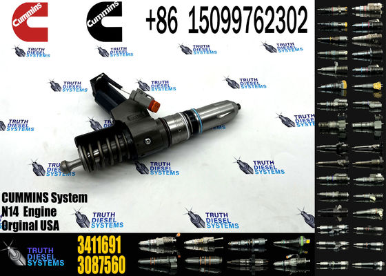 Diesel Fuel Injector N14 Common Rail Injector 3411766 3411691 3411767 3083622 3411759 4384360 3411762 4307516N 3411767T