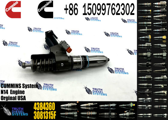 Diesel Common Rail Fuel Injector Assembly 4307516 3087560 3080931F 3087558F 4307795 4384360 for Cum-mins N14 engine