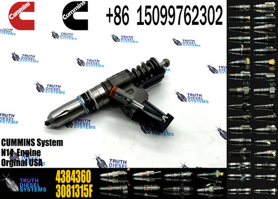 Diesel Common Rail Fuel Injector Assembly 4307516 3087560 3080931F 3087558F 4307795 4384360 for Cum-mins N14 engine