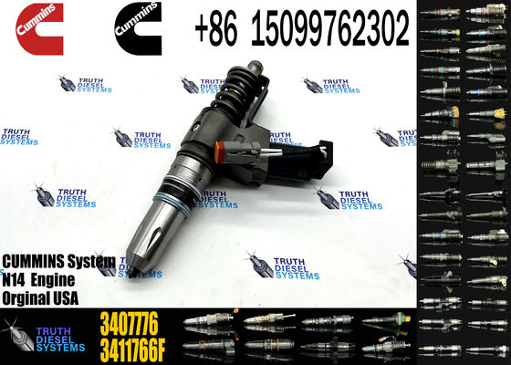 Common Rail Diesel Fuel Injector 3407776 3411385 3087558F 3411766 3083846 3083622 3411759 4384360 For Cum-mins QSN14 N14