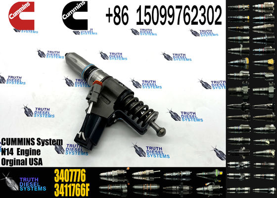 Common Rail Diesel Fuel Injector 3407776 3411385 3087558F 3411766 3083846 3083622 3411759 4384360 For Cum-mins QSN14 N14