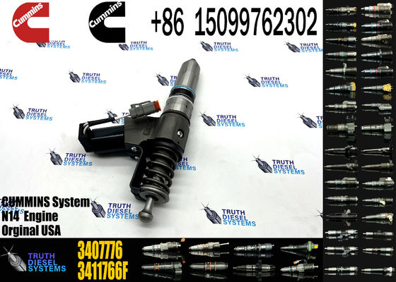 Common Rail Diesel Fuel Injector 3407776 3411385 3087558F 3411766 3083846 3083622 3411759 4384360 For Cum-mins QSN14 N14