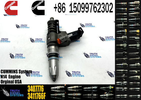 Common Rail Diesel Fuel Injector 3407776 3411385 3087558F 3411766 3083846 3083622 3411759 4384360 For Cum-mins QSN14 N14