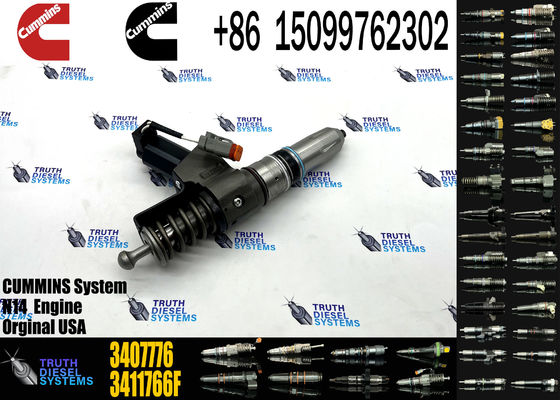 Common Rail Diesel Fuel Injector 3407776 3411385 3087558F 3411766 3083846 3083622 3411759 4384360 For Cum-mins QSN14 N14
