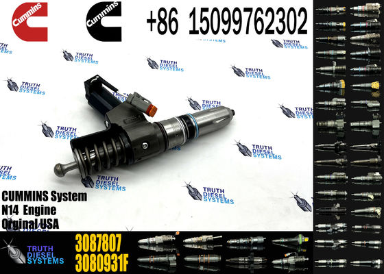 common rail fuel injector 3411764 3087733 3087807 3087560 3411766 3083846 3083622 3411759 for Cum-mins Engine N14