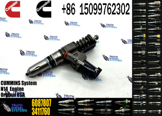 Common Rail Diesel Fuel Injector 4307516 6087807 3080931F 3411691 3411765 3087733 3095086 3411767 For Cum-mins QSN14 N14