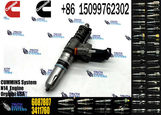 Common Rail Diesel Fuel Injector 4307516 6087807 3080931F 3411691 3411765 3087733 3095086 3411767 For Cum-mins QSN14 N14
