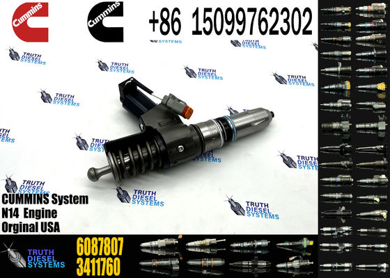 Common Rail Diesel Fuel Injector 4307516 6087807 3080931F 3411691 3411765 3087733 3095086 3411767 For Cum-mins QSN14 N14