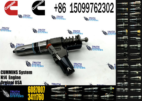 Common Rail Diesel Fuel Injector 4307516 6087807 3080931F 3411691 3411765 3087733 3095086 3411767 For Cum-mins QSN14 N14