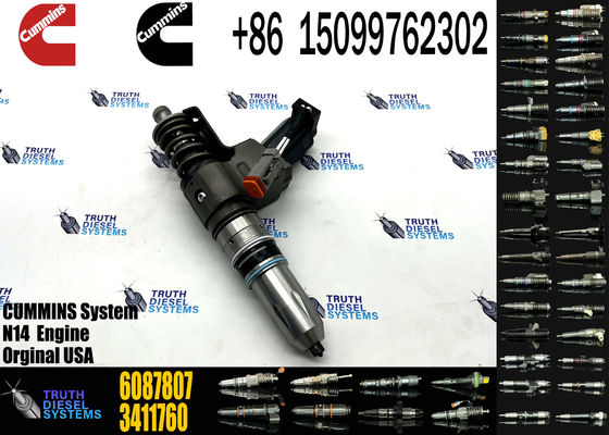 Common Rail Diesel Fuel Injector 4307516 6087807 3080931F 3411691 3411765 3087733 3095086 3411767 For Cum-mins QSN14 N14